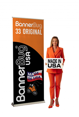 BannerBug Original retractable banner stand